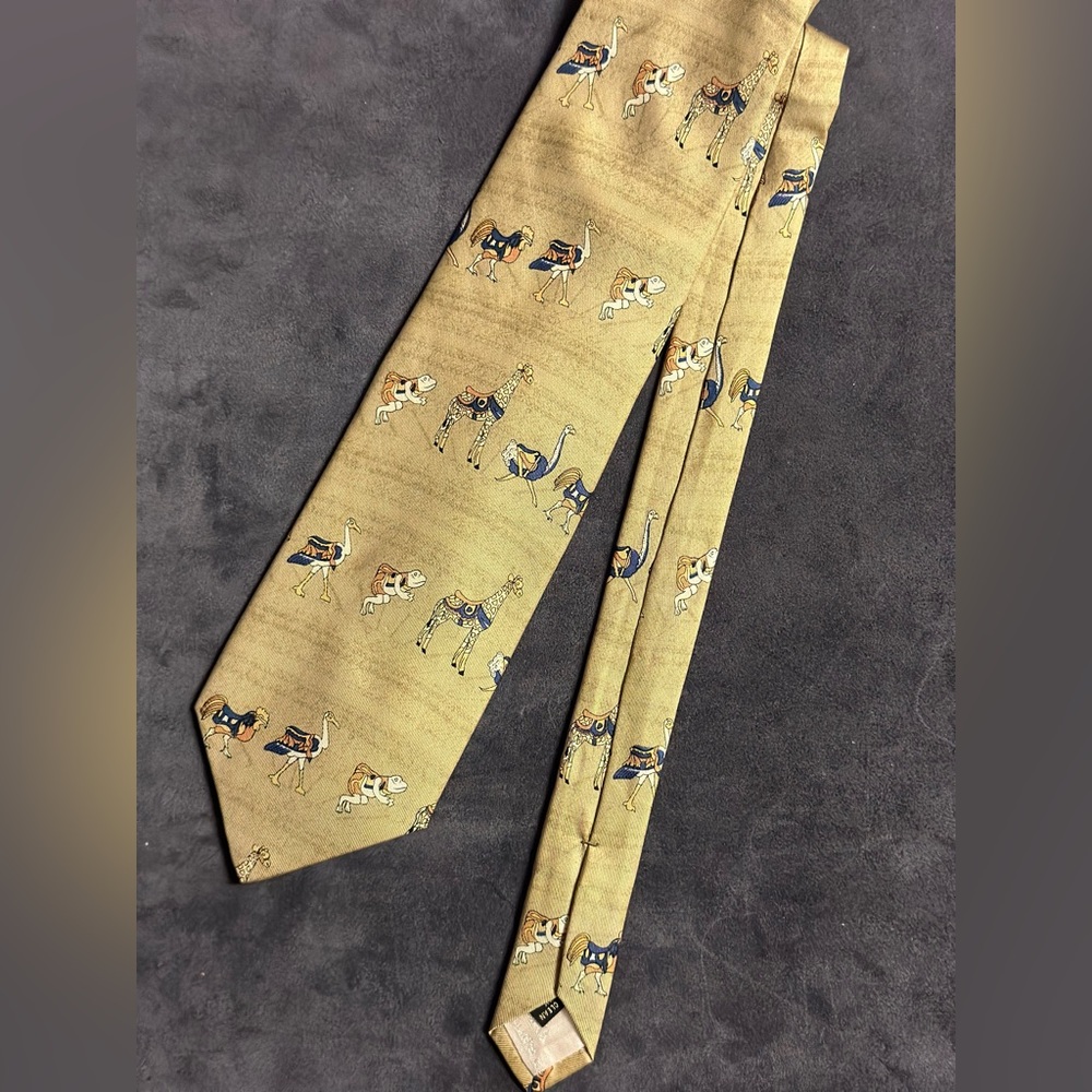 Limited! Andre Claude Canova Tie. Collection Manege-Girafe